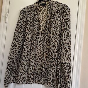 NWOT Obey Propaganda Leopard Print Women's Top